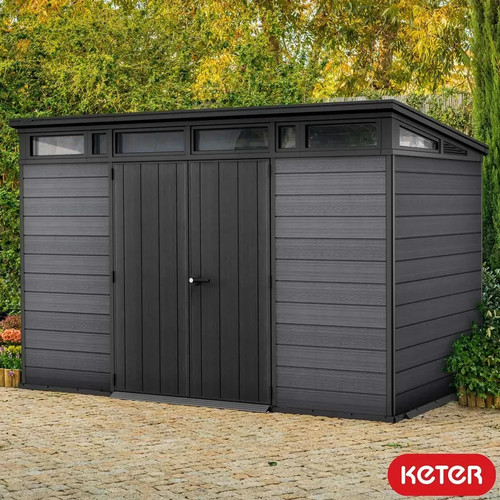 Keter plastic storage shed - plastic,